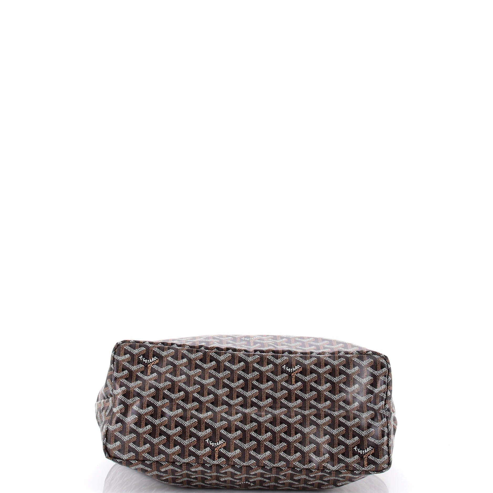 Pre-Owned Goyard Saint Louis Tote Coated Canvas PM, Alternate, color, Black