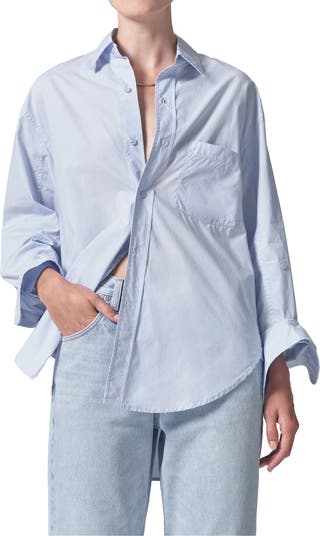 Citizens of humanity◆長袖シャツ/S/コットン/WHT/23-050-570-0017-1-0/KAYLA OXFORD SHIRTS Kayla Shirt in Lune – Citizens of Humanity
