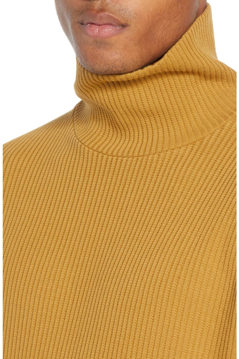 Henrik Turtleneck Sweater, Alternate, color, BURNT KHAKI