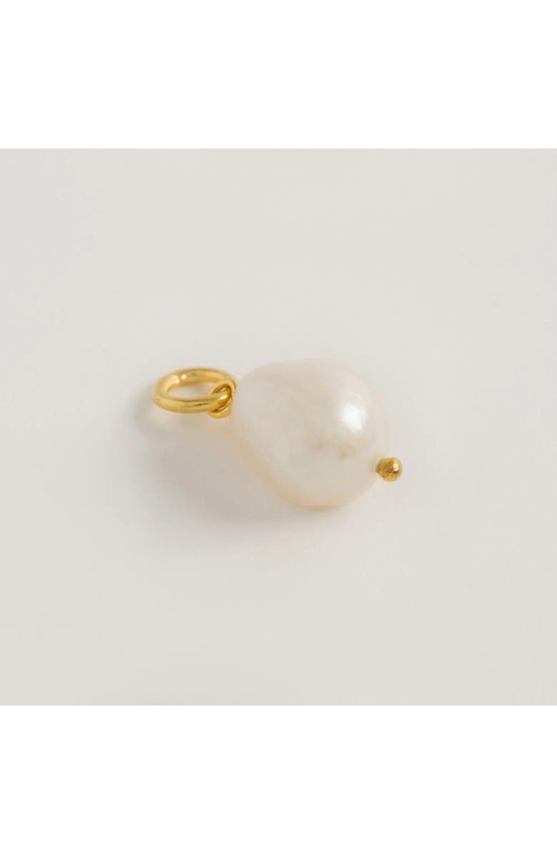 Freya Rose Baroque Pearl Pendant - Gold Pearl Detachable Charm, Alternate, color, Gold