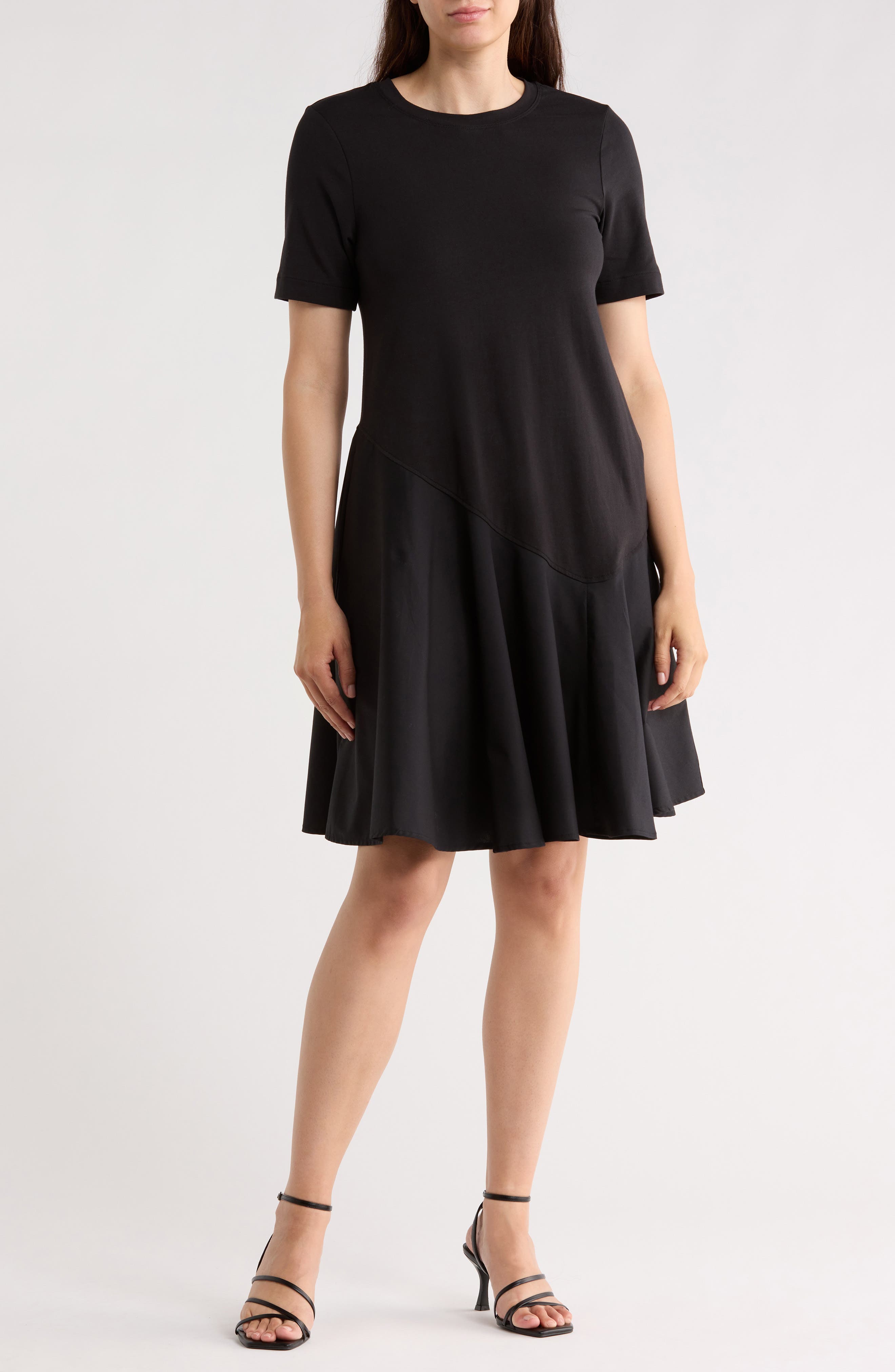 DKNY Short Sleeve Shift Dress