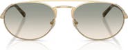 Emporio Armani 57mm Gradient Pilot Sunglasses