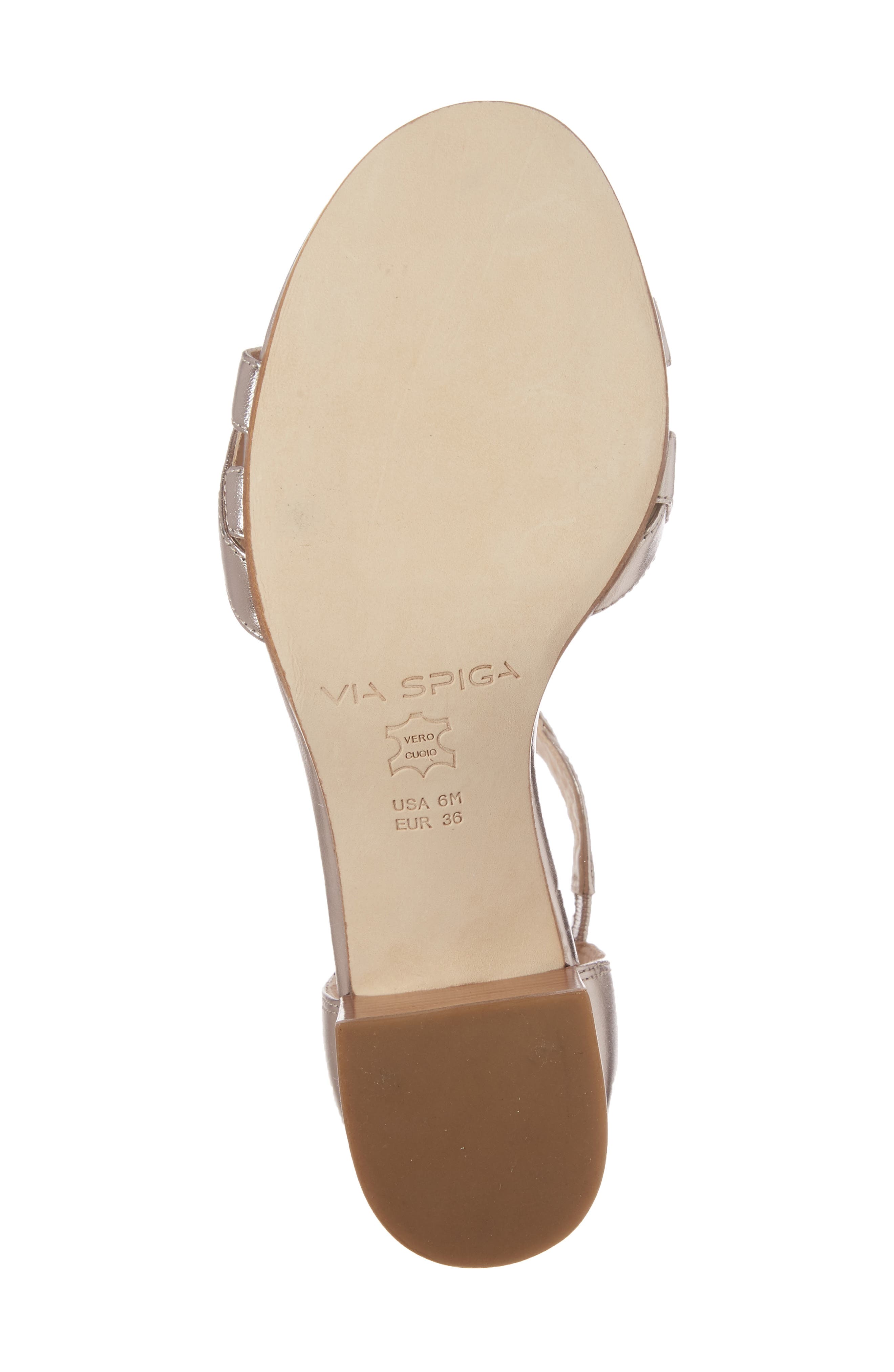 Via Spiga Janel Block Heel Sandal, Alternate, color, 