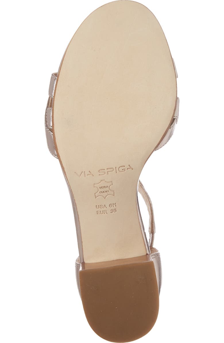 Via Spiga Janel Block Heel Sandal, Alternate, color,