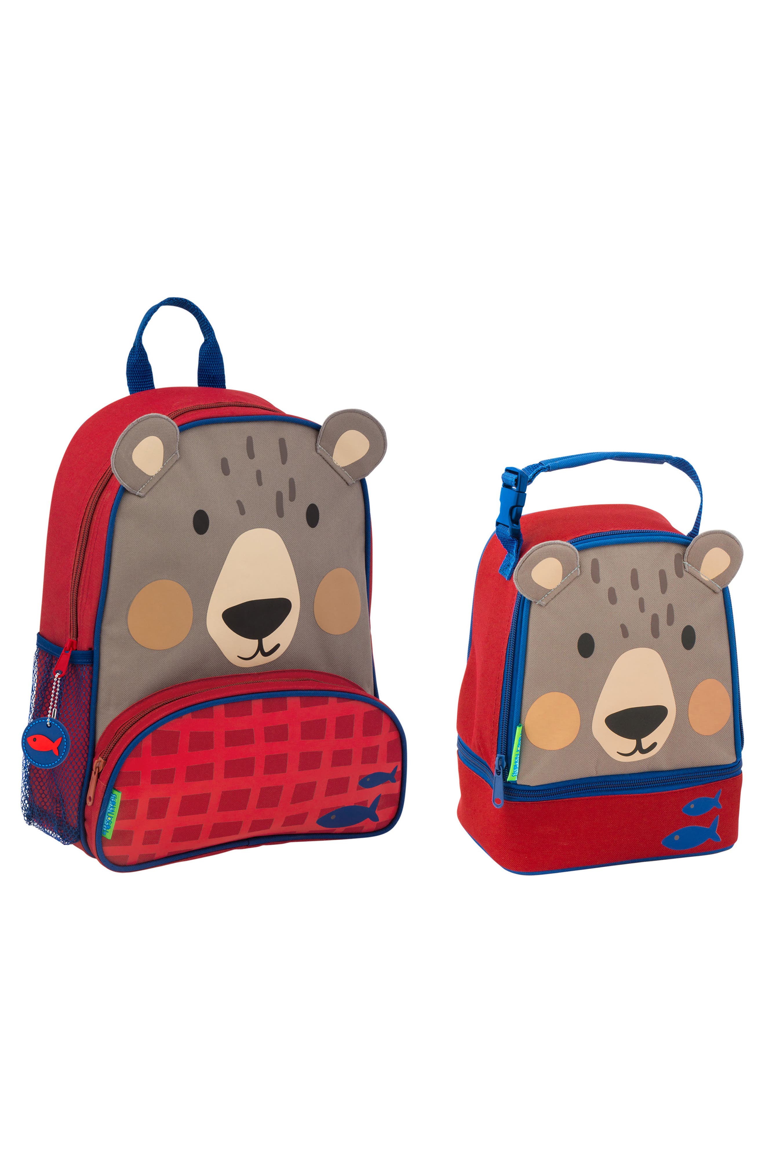 Stephen Joseph Shark Sidekick Backpack & Lunch Pal, Main, color, 