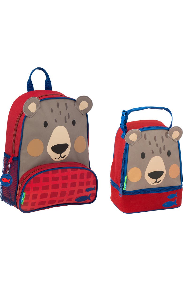 Stephen Joseph Shark Sidekick Backpack & Lunch Pal, Main, color,