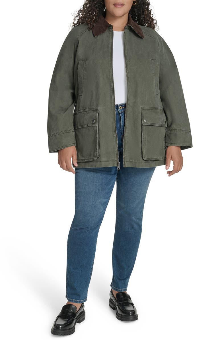 Levi's<sup>®</sup> Four Pocket Barn Jacket, Alternate, color, Olive