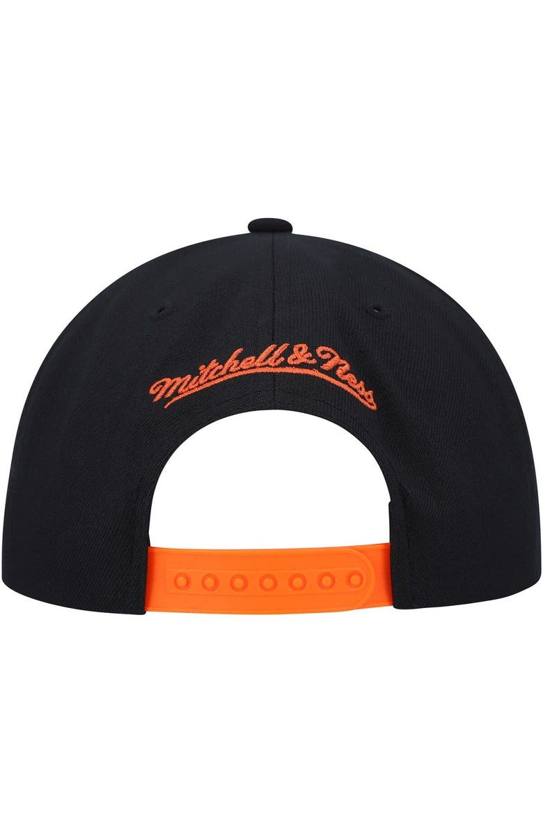 Mitchell & Ness Men's Mitchell & Ness Black Philadelphia Flyers Retro Lock Up Snapback Hat, Alternate, color, 
