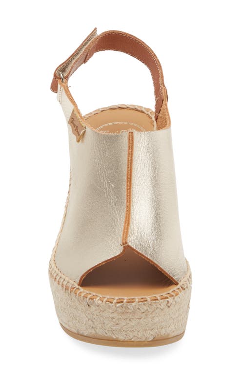 Toni Pons 'lugano' Espadrille Wedge Sandal In Platinum