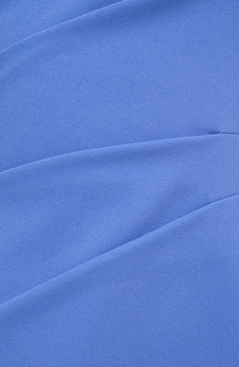 Adrianna Papell Draped Stretch Crepe Sheath Dress, Alternate, color, 