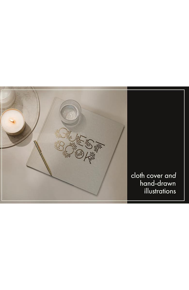 Paige Tate & Co. Wedding Guest Book, Alternate, color, Beige