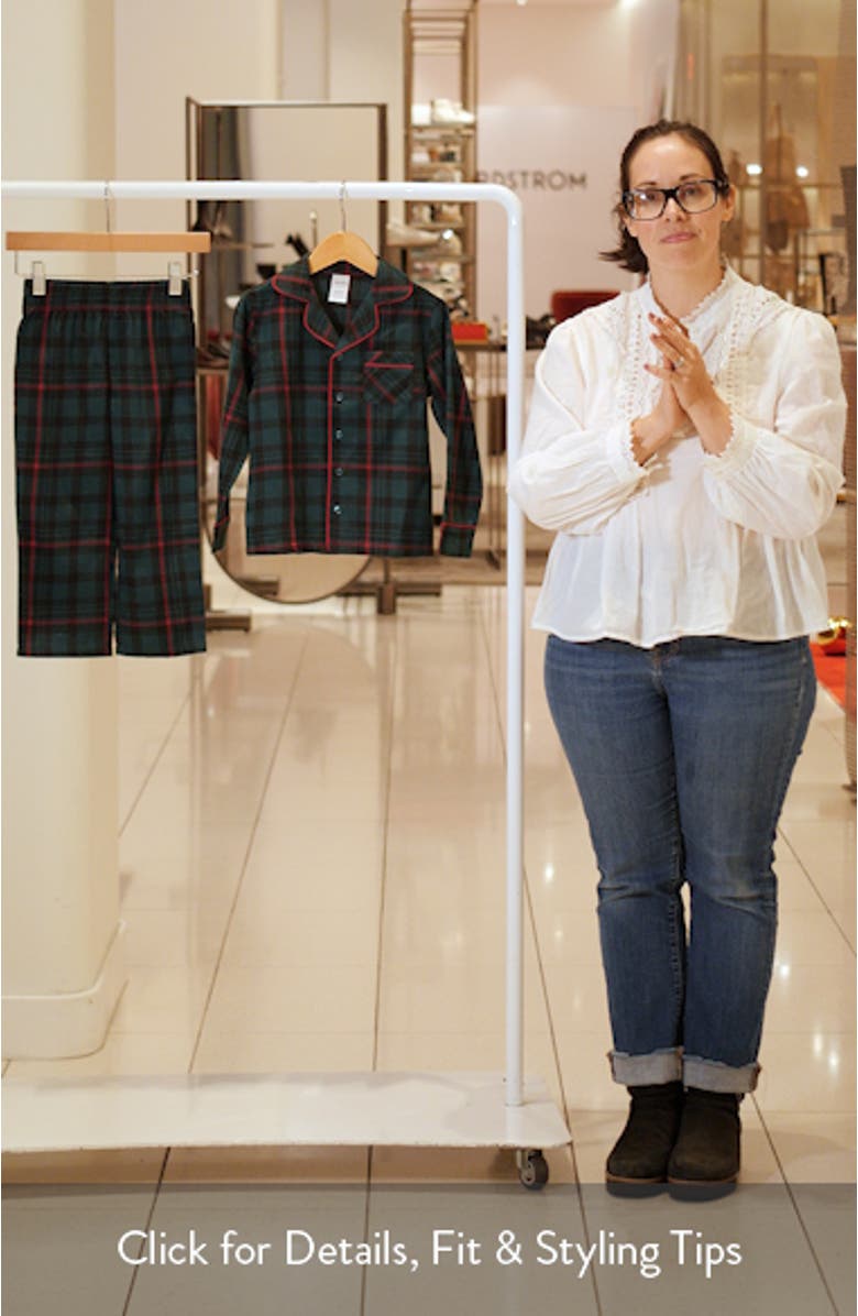 Kids' Plaid Flannel Pajamas, sales video thumbnail