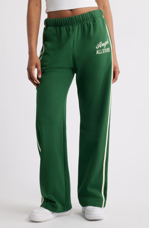 パンツ Logo high-rise cotton-blend sweatpants Women's Cotton Blend Joggers & Sweatpants | Nordstrom