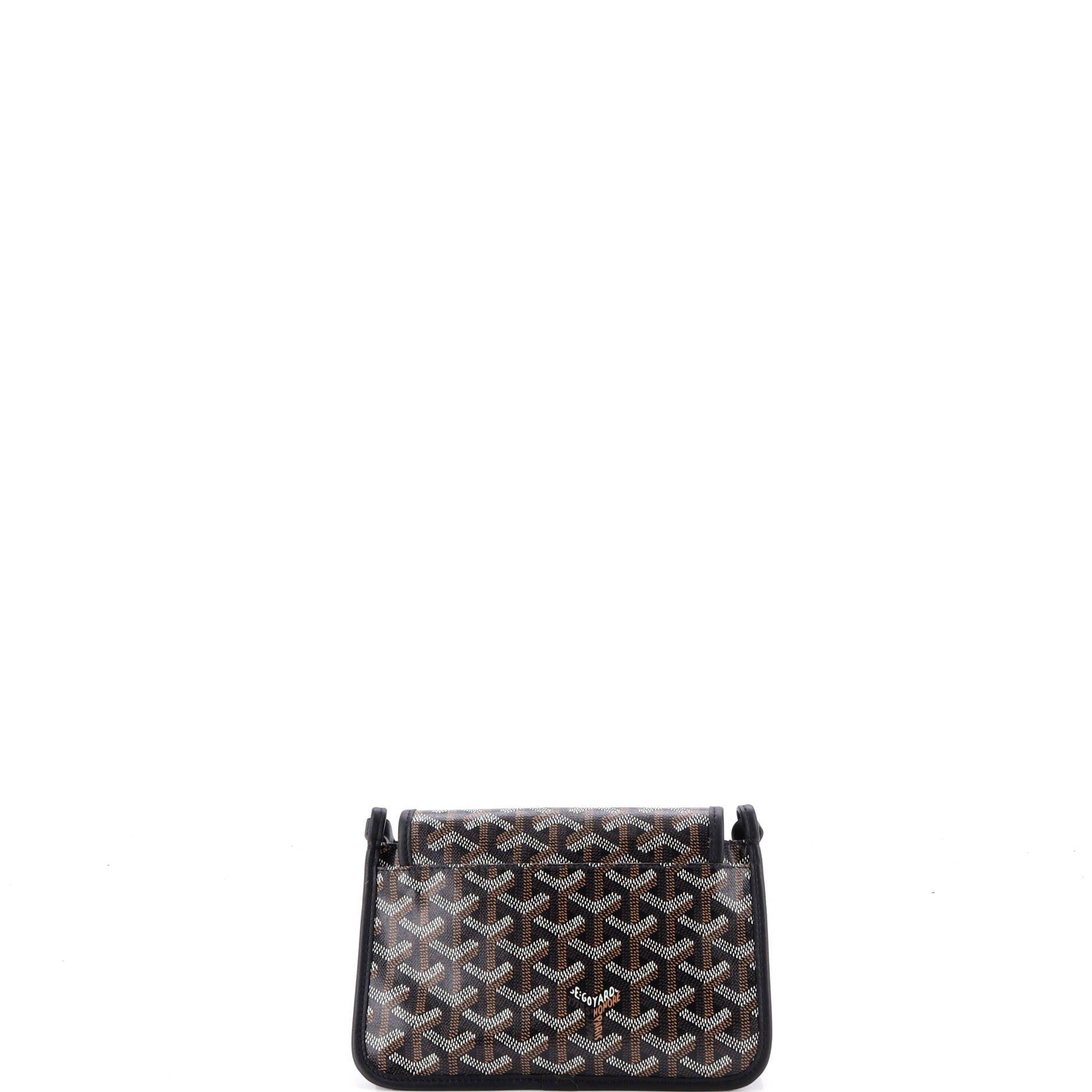 Plumet Clutch Wallet Coated Canvas, Alternate, color, Black