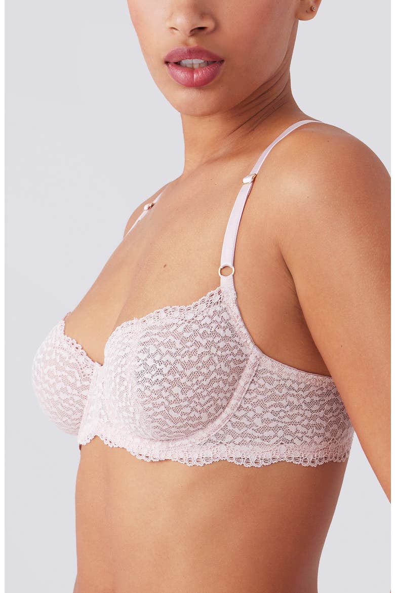 Untamed Underwire Demi Bra, Alternate, color, ROSE SMOKE
