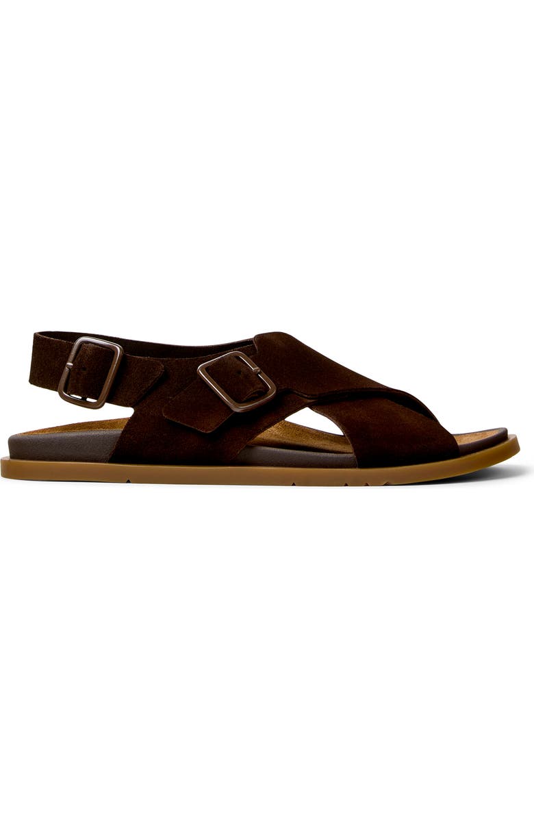 Camper Lluc X-Strap Sandal, Alternate, color, Medium Brown