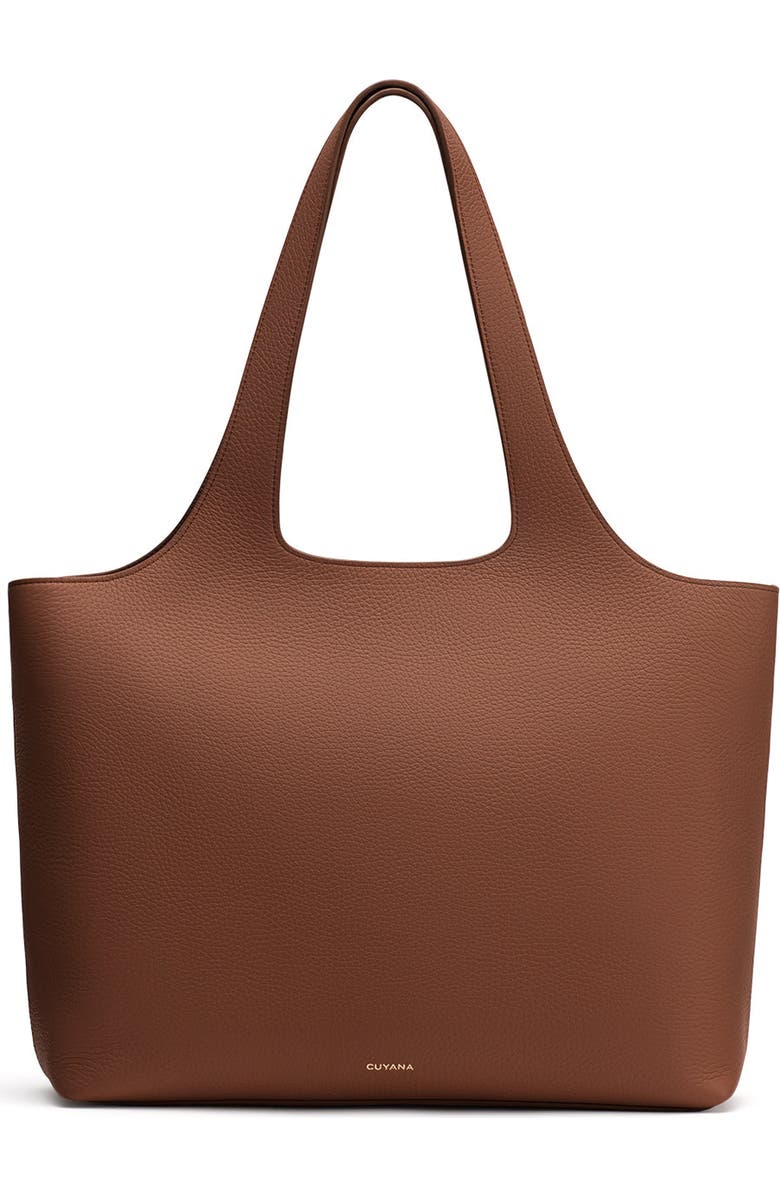 Cuyana System Zipper Tote 16-inch, Main, color, Dark Chestnut