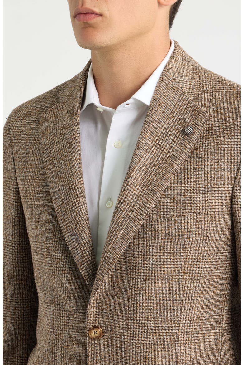 Myles Plaid Sport Coat, Alternate, color, TAN
