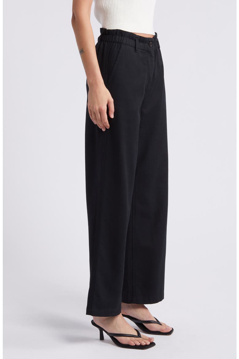 Lira High Waist Wide Leg Pants, Alternate, color, BLACK