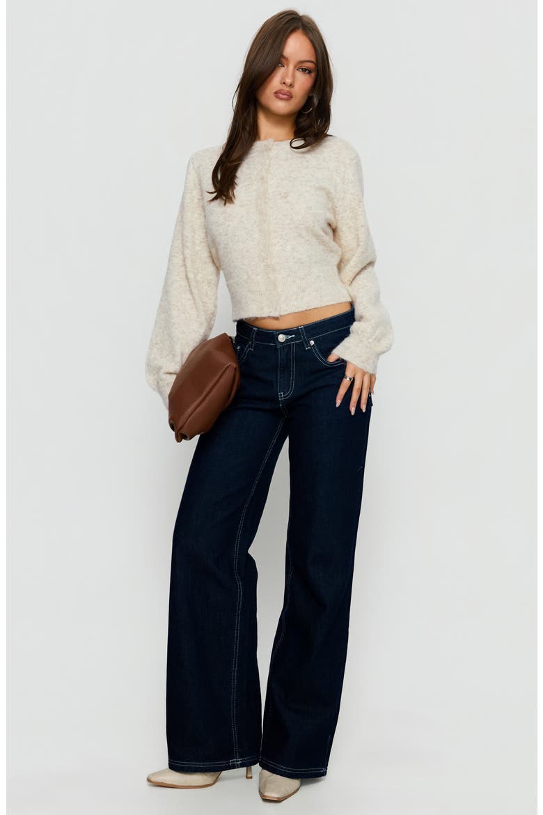 Dawsen Button Down Cardigan, Alternate, color, CREAM