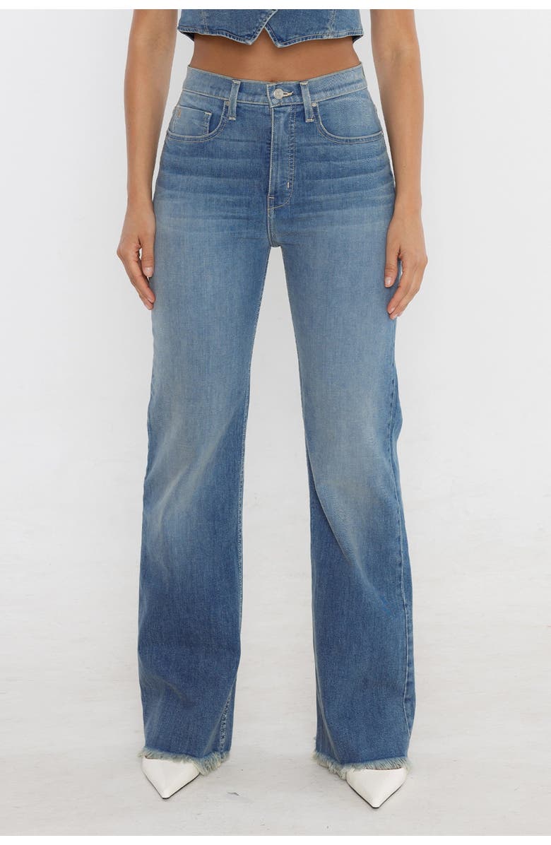 Rudes Denim The Ali Boot Cut Jean, Main, color, Lagoon Blue