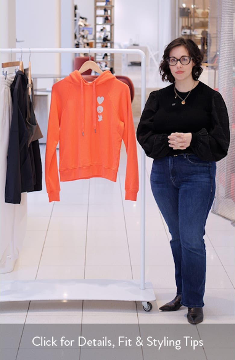 Love Heart Harper Crop Hoodie, sales video thumbnail