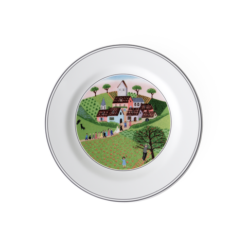 Design Naif Bread & Butter Plate #3 Wedding Procession