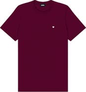 Dalix Mens Lil Heart Midweight Cotton Tee
