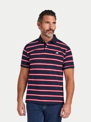 Raging Bull Triple Stripe Pique Polo Shirt