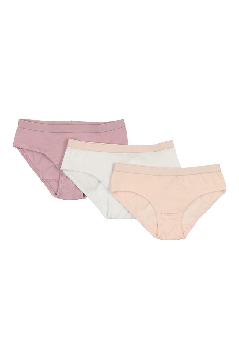Kids' 3-Pack Assorted Briefs, Main, color, MAUVE