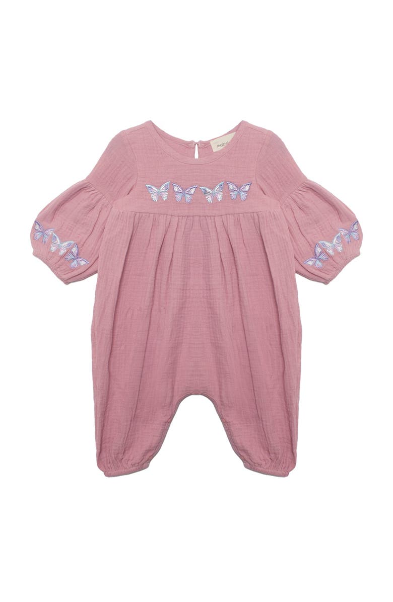 Mabel + Honey Lyla Romper, Main, color, Pink