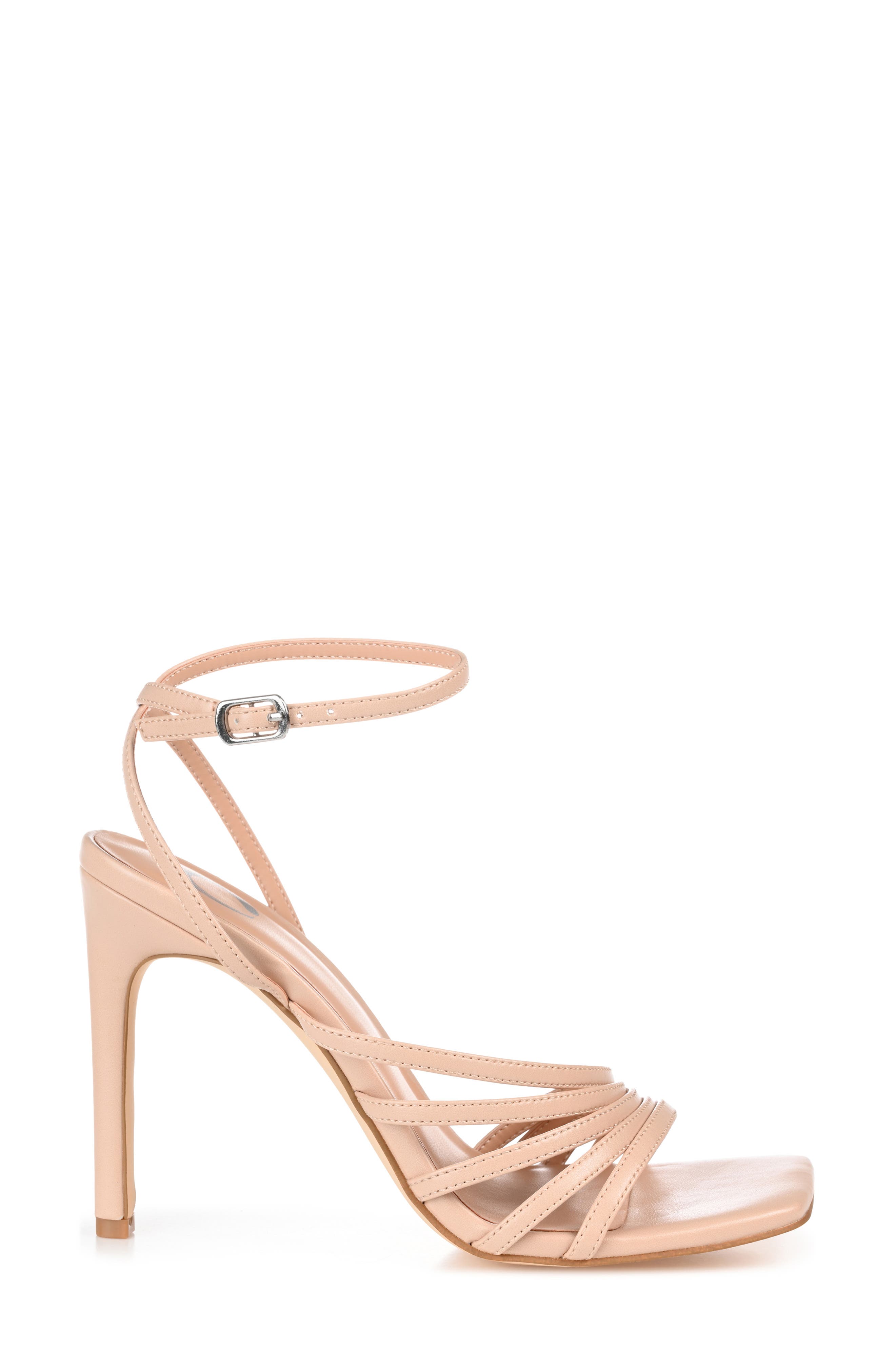 Louella Heeled Sandal, Alternate, color, NUDE