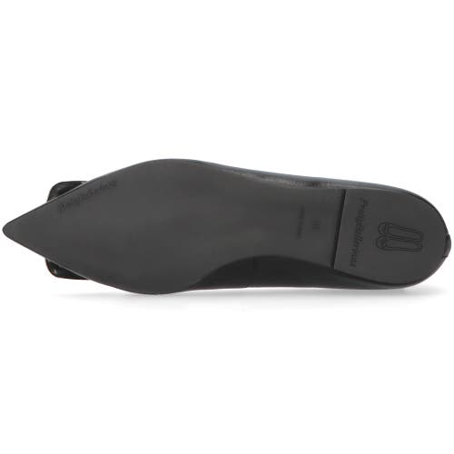 Pretty Ballerinas Pointed Toe Buckle Ballet Flat In Black