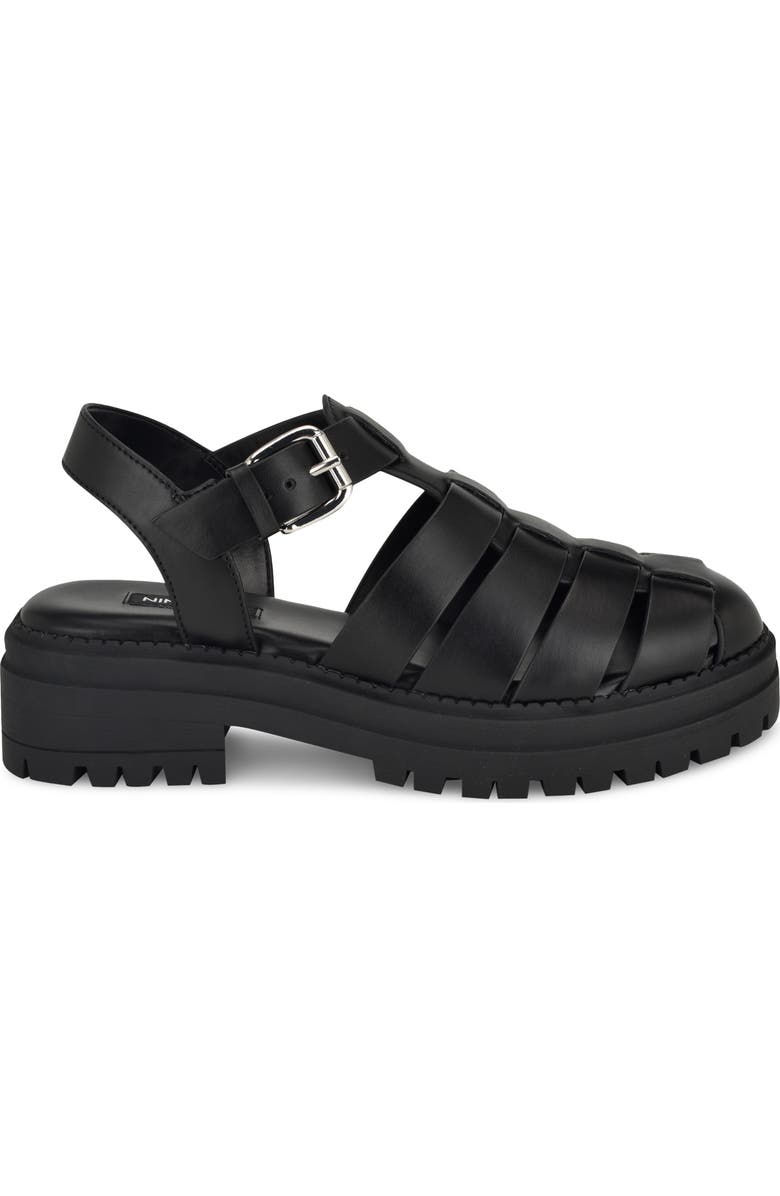 Nine West Anybel Ankle Strap Platform Fisherman Sandal, Alternate, color,