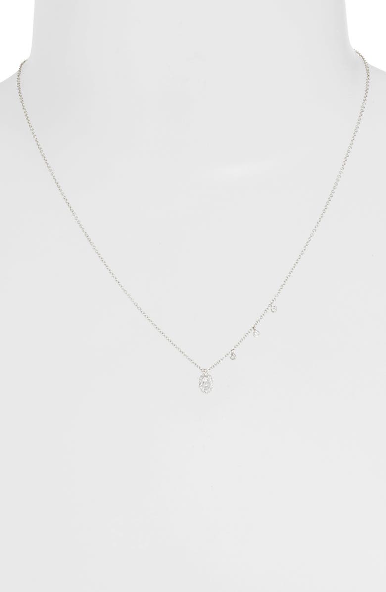 Meira T Diamond Charm Necklace, Alternate, color, 