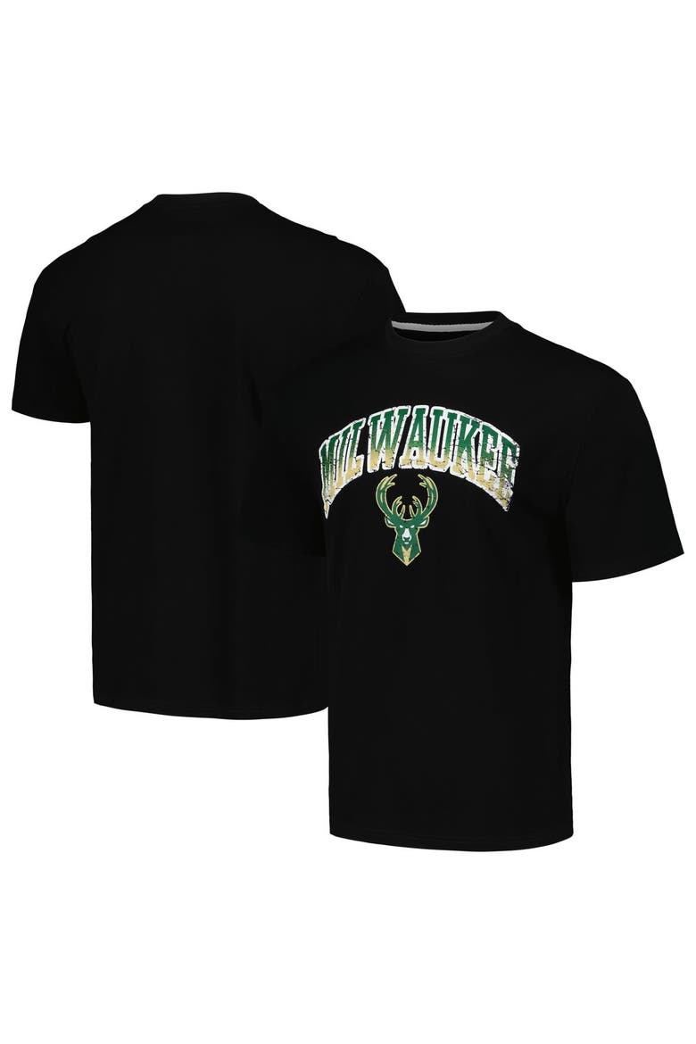 Unisex Stadium Essentials Black Milwaukee Bucks Terrace T-Shirt, Main, color, Black