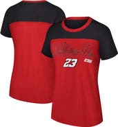 G-III 4HER BY CARL BANKS Women's G-III 4Her by Carl Banks Black Bubba Wallace Cheer Color Blocked T-Shirt
