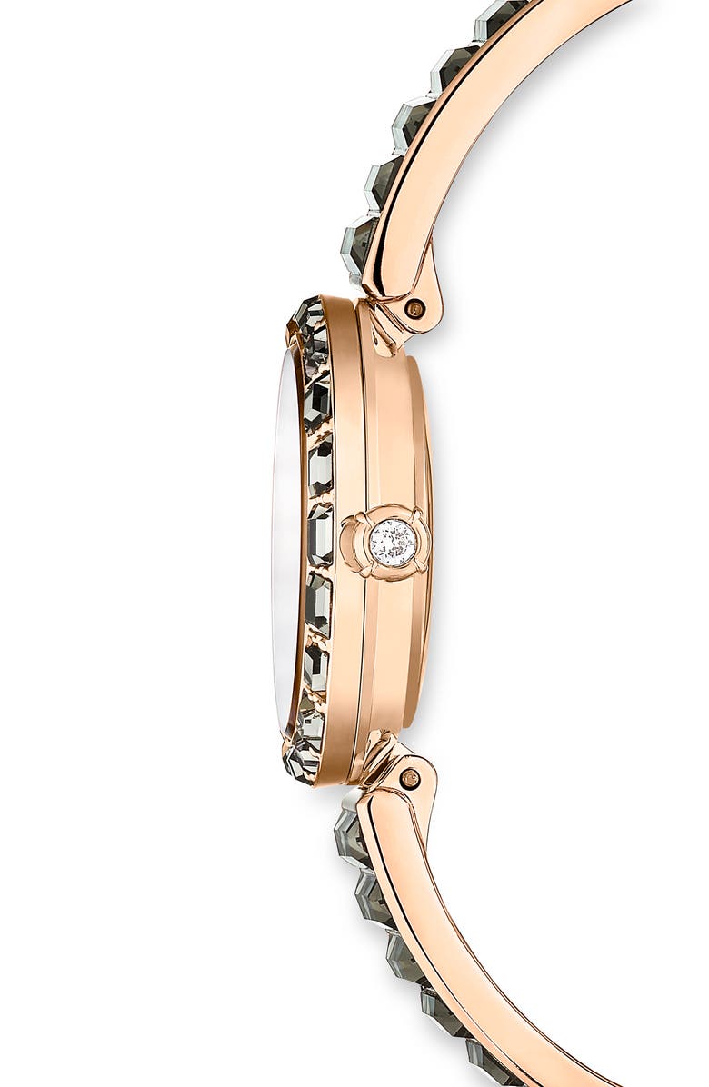 Swarovski Matrix Bracelet Watch, 25mm, Alternate, color, Grey