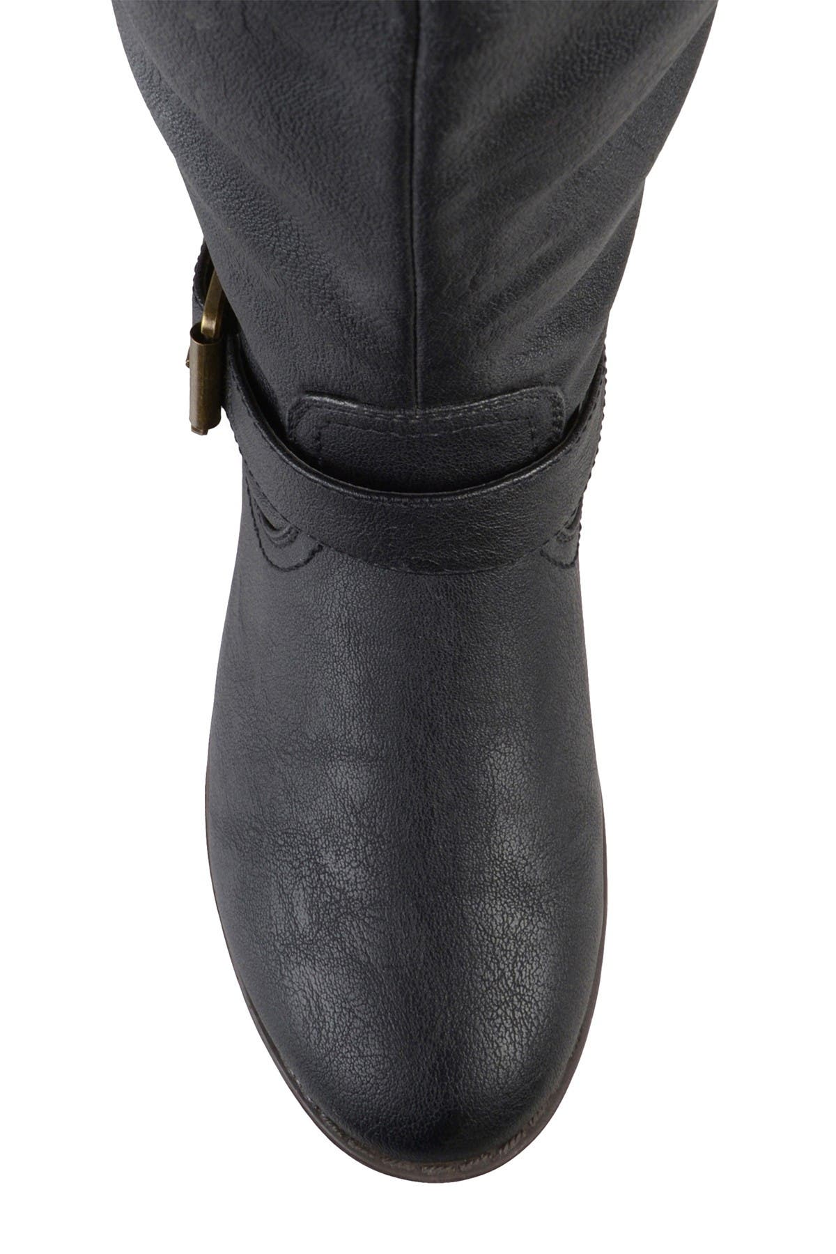 Kane Studded Tall Boot - Wide Calf, Alternate, color, BLACK