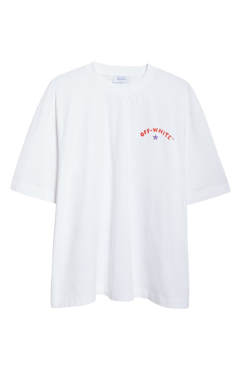 Off-White Star Arrow Skate Graphic Cotton T-Shirt, Alternate, color, 