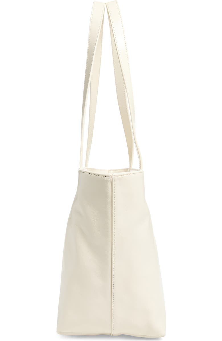 Alexander Wang Medium Punch Leather Tote Bag, Alternate, color, Vanilla