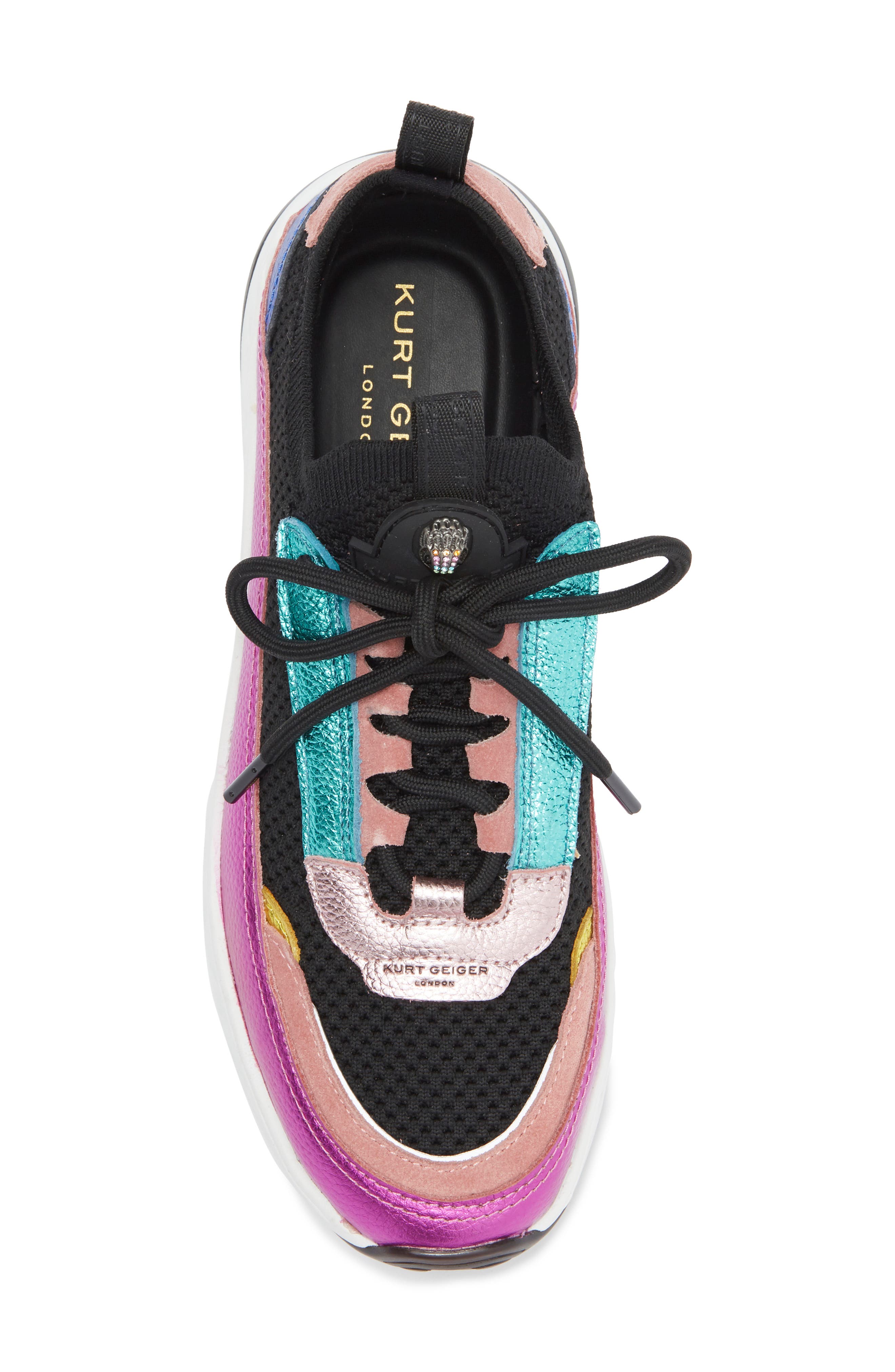 Kurt Geiger London Kensington Metallic Sneaker, Alternate, color, 