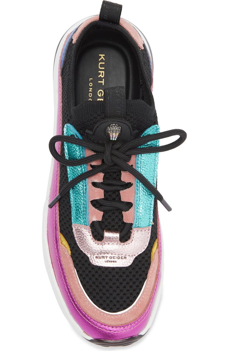Kurt Geiger London Kensington Metallic Sneaker, Alternate, color,