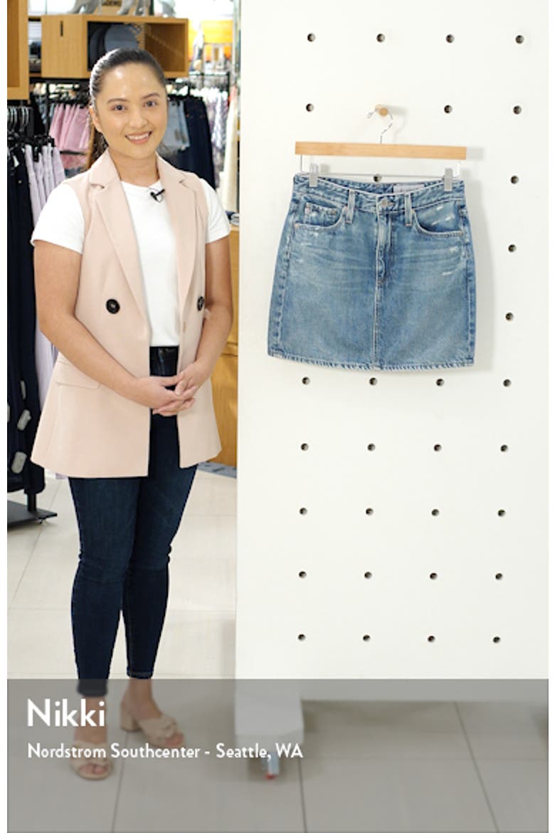 Vera Denim Miniskirt video