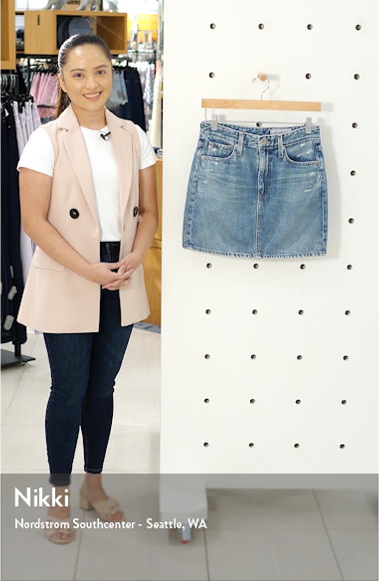 Vera Denim Miniskirt, sales video thumbnail