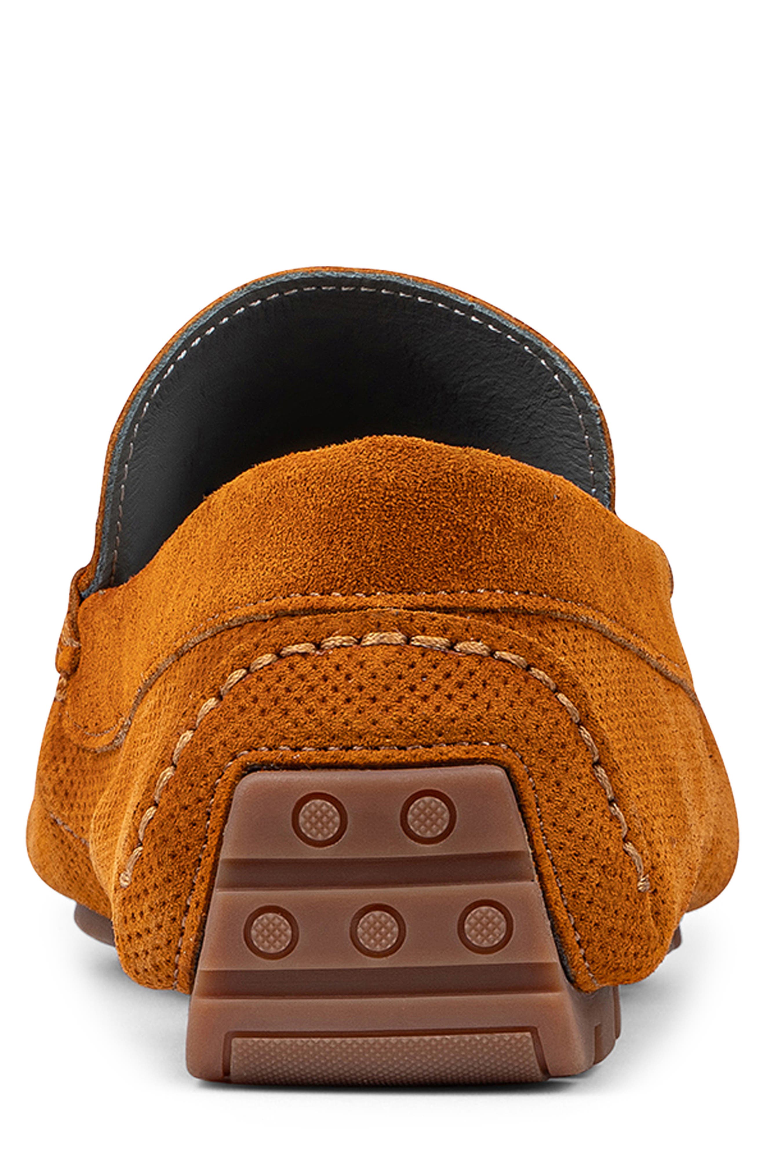 Donald Pliner Dacio Driving Loafer, Alternate, color, Brick