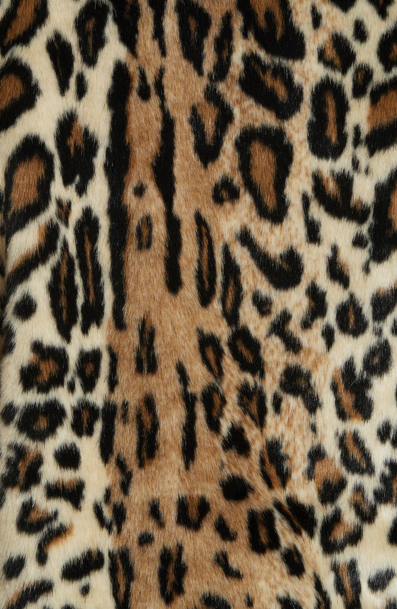 Milly Cole Faux Fur Cheetah Jacket, Alternate, color,
