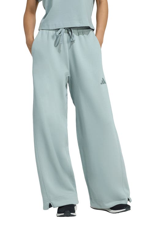 All Season Fleece Wide Leg Pants
