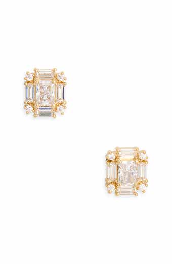 Nadri Nolita Halo Stud Earrings