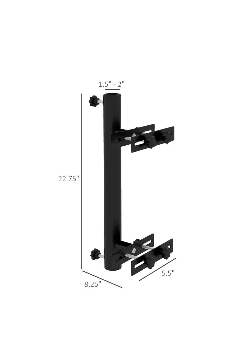Patio Umbrella Holder, Alternate, color, Black